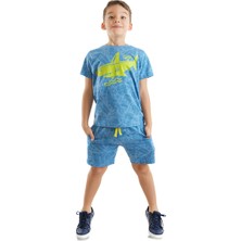 Mshb&G Shark Erkek Çocuk T-Shirt Şort Takım