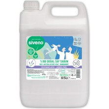 Siveno %100 Doğal Sıvı Kastil Sabun Lavanta Yağlı Cildi Rahatlatıcı Arındırıcı Bitkisel Vegan 5000 ml