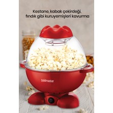 Goldmaster Avantajlı Ikili Set 7 Litre Inox Xxl Airfryer Sıcak Hava Fritöz Mısır Patlatma Pop Corn Makinesi