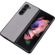 Seashell Digital Samsung Galaxy Z Için Zold5 5g Naylon Kaplamalı Sert Pc Telefon Kılıfı Katlanır Telefon Koruyucu Kapak Grey (Yurt Dışından)