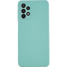 Seashell Digital Samsung Galaxy A23 5g (Global VERSIYON)/A23 4g Yumuşak Tpu Telefon Kılıfı Düz ​​kenar Telefon Kapak Baby Blue (Yurt Dışından)