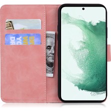 Seashell Digital Samsung Galaxy A24 Için 4g Cüzdan Kılıfı Tiger Baskılı Flip Folio Pu Deri Telefon Kapağı Stand-Pink ile (Yurt Dışından)