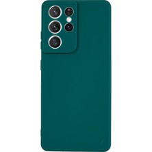 Seashell Digital Samsung Galaxy S21 Ultra 5g Tpu Telefon Kılıfı Düz ​​kenar Koşu Anti Anti Anti Anti Anti Anti Anti-Cover-Army Green (Yurt Dışından)