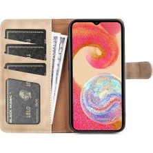 Seashell Digital Samsung Galaxy A04E Için Cep Telefonu Kapağı 4G/F04 4G/M04 4g, Pu Deri Manyetik Toka Iki Renk Tasarım Standı Cüzdan Cep Telefonu Kılıf (Yurt Dışından)