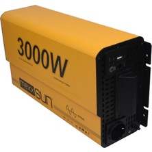 Mexxsun 12V VOLT-3000W Watt Tam Sınüs Inverter (220V Çevirici)