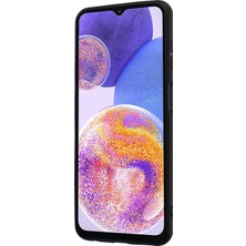 Seashell Digital Samsung Galaxy A23 4G/A23 5g (Global VERSIYON)/M23 5G/F23 5G/M13 4g Anti-Drop Mat Tpu Telefon Kılıfı ile Ring Kickstand-Black (Yurt Dışından)