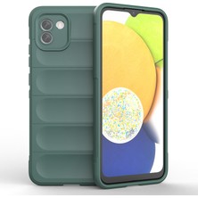 Seashell Digital Samsung Galaxy A03 Için (164.2 x 75.9 x 9.1mm) Şok Geçirmez Tpu Cep Telefonu Kapağı Sağlam Çizik Anti-Çizik Kayma Önleyici Vaka-Yeşillik (Yurt Dışından)