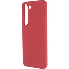 Seashell Digital Samsung Galaxy S22 Cep Telefonu Kılıfı Şok Geçirmez Mat Doku Anti-Slatch Sert Pc Telefon Kapak Kırmızısı (Yurt Dışından)