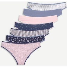 Rubina Secret ™ Kadın Pamuklu Külot 7'li Paket | Breathable Women's Panties From Cotton