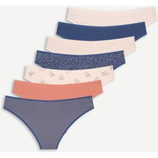 Rubina Secret ™ Kadın Pamuklu Külot 7'li Paket | Breathable Women's Panties From Cotton