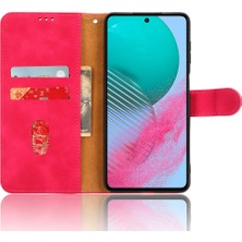 Seashell Digital Samsung Galaxy Için M54 5G/F54 5g Pu Deri Deri Flip Kılıf Cilt Touch Cüzdan Stand Telefon Kapağı Gül (Yurt Dışından)