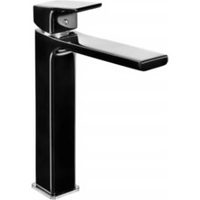 Eca Tiera Yüksek Tip Lavabo Bataryası- Krom Siyah 103588002