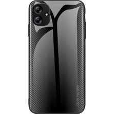 Seashell Digital Samsung Galaxy A04E Için Cep Telefonu Kapağı 4G/M04 4G/F04 4g, Temperli Cam+Tpu Koruyucu Telefon Kasası Black (Yurt Dışından)