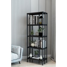 Armarks 5 Raflı Plastik Kitaplık, 5 Raflı Dekoratif Kitaplık, 5 Katlı Plastik Kitaplık