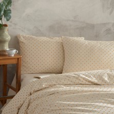 Macas Home Freya Orange Pamuklu Yıkamalı Vintage Battal Boy Nevresim Takımı 240*220