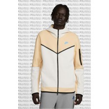 Nike Sportswear Tech Fleece Kapüşonlu Sweatshirt Bej Renkli Erkek Üst L Beden