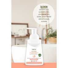 INCIA %100 Doğal İntim Yıkama Köpüğü Ph 3.8 Beyazlatma Etkili ve Koku Önleyici Vegan 200 ml