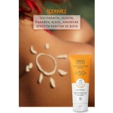 INCIA %100 Doğal Vücut Güneş Kremi Leke Karşıtı Mineral Filtreli Yüksek Koruma SPF50 UVA UVB 150 ml