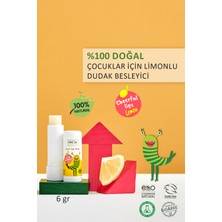 INCIA %100 Doğal Kids Dudak Besleyici Limon Bitkisel Nemlendirici Dudak Bakım Kremi 6 G