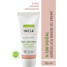 INCIA %100 Doğal Göğüs Ucu Bakım Kremi Yumuşatma Ve Koruma Lanolin İçermez 30 ml