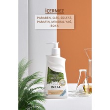 INCIA %100 Doğal Sıvı Kastil Sabunu Yoğun Nemlendirici Zeytinyağlı 10 Bitkisel Değerli Yağ Vegan 250 ml