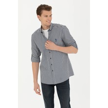 U.S. Polo Assn. Erkek Lacivert Uzun Kollu Gömlek 50272703-VR033