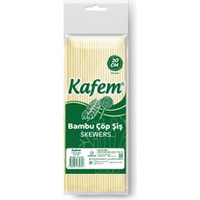 Kafem Bambu Çöp Şiş 20 cm 100 Lü x 50 Paket