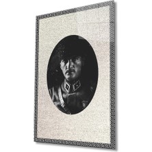 Miyrem Çerçeveli Atatürk Cam Tablo  36 x 23-Mıyrem