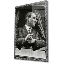 Miyrem Atatürk Cam Tablo  36 x 23-Mıyrem