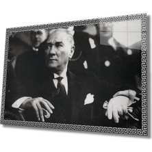 Miyrem Atatürk Cam Tablo  36 x 23-Mıyrem