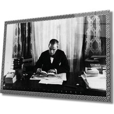 Miyrem Atatürk Cam Tablo  36 x 23-Mıyrem