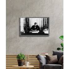 Miyrem Atatürk Cam Tablo  36 x 23-Mıyrem