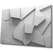Miyrem Geometrik Mimari Cam Tablo  36 x 23-Mıyrem