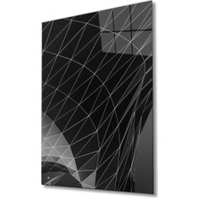 Miyrem Geometrik Mimari Cam Tablo  36 x 23-Mıyrem