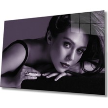 Miyrem Siyah Beyaz Insan Fotoğrafları Kadın Cam Tablomıyrem36 x 23-Mıyrem