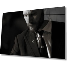 Miyrem Siyah Beyaz Insan Fotoğrafları Cam Tablomıyrem36 x 23-Mıyrem