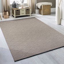 Luxor Home Gabardine Serisi Dokuma Kilim Kahve