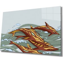 Deniz Çizim Cam Tablo Ocean  36X23-MIYREM