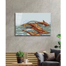 Deniz Çizim Cam Tablo Ocean  36X23-MIYREM