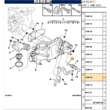 Psa Hararet Müşürü Contası (1338G5-133898)