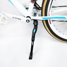 Yunjin Shop Siyah Stil Alüminyum Alaşımlı Bisiklet Yan Desteği Bisiklet Ayak Desteği Dağ Bisikleti Mtb Kickstand Desteği Bisiklet Kick Standı Ayarlanabilir cm (Yurt Dışından)