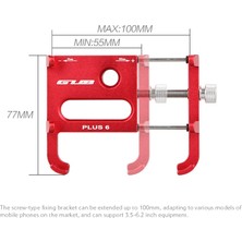 Yunjin Shop Siyah Stil Gub Plus 6 Alüminyum Bisiklet Telefon Tutucu Bisiklet Aksesuarları Cep Telefonu Montaj Standı Bisiklet Tutucu 3.5 Ila 6.martphone Için (Yurt Dışından)