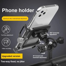 Yunjin Shop Telefon Tutucu Stili Gub Plus 15 Alüminyum Alaşımlı Telefon Tutucu Standı Gezinme Rafı Dönen Siyah mm Geniş Mtb Parçaları Bisiklet Aksesuarları Dropship (Yurt Dışından)