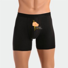 Texkid Tuttuğun Altın Olsun Yazılı  Erkek Man Boxer