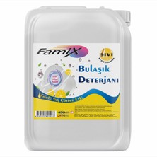 Famix Limon Kokulu Elde Yıkama Bulaşık Deterjanı 20 Lt