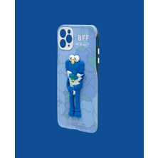 Dukkan Case Mavi 3D Kabartmalı Telefon Kılıfı - DK129 - iPhone 11 Promax