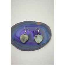 Bade Accessories Labradorit Kalp Doğaltaş Küpe