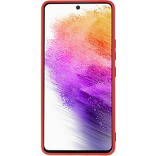 Seashell Digital Samsung Galaxy A73 Için 5g Tpu Tpu Kılıfı Koşul Anti-Çizelge Fiber Astar Ka Koruyucu Kapak-Kırmızısı (Yurt Dışından)