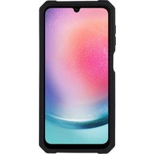 Seashell Digital Pc+Tpu Samsung Galaxy A24 4g Lens Koruması Için Telefon Kasası Kart Tutucu-Mor ile Arka Kapak Geri Kapağı (Yurt Dışından)