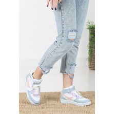 Lambirlent Çok Renkli - 2185 Unisex (Kadın-Erkek) Boğazlı Spor Ayakkabı
